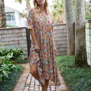 Natural Life Multicolor Floral Dress